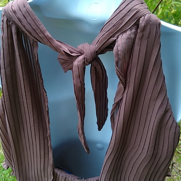 Rustic Royals Romper halter pleated small - Picture 6 of 8